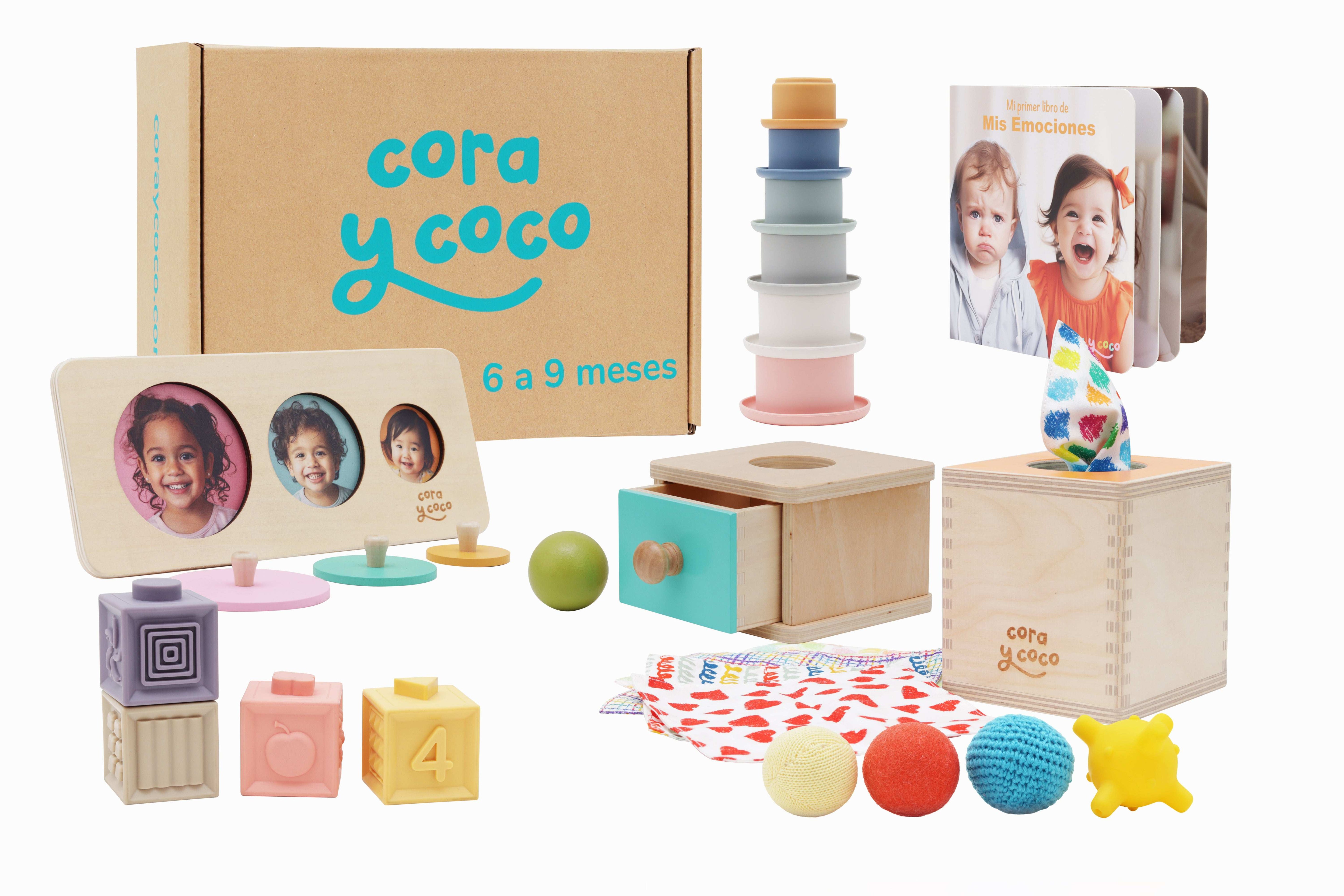 Kit 3: Descubrimientos Sensoriales (6 a 9 meses)